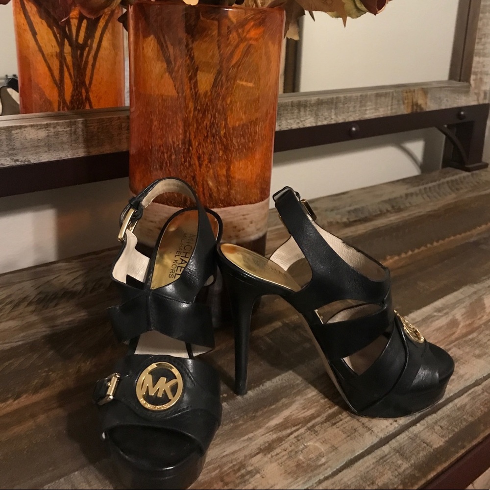 Strappy heels